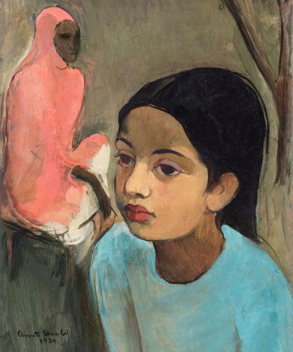 The Little Girl in Blue