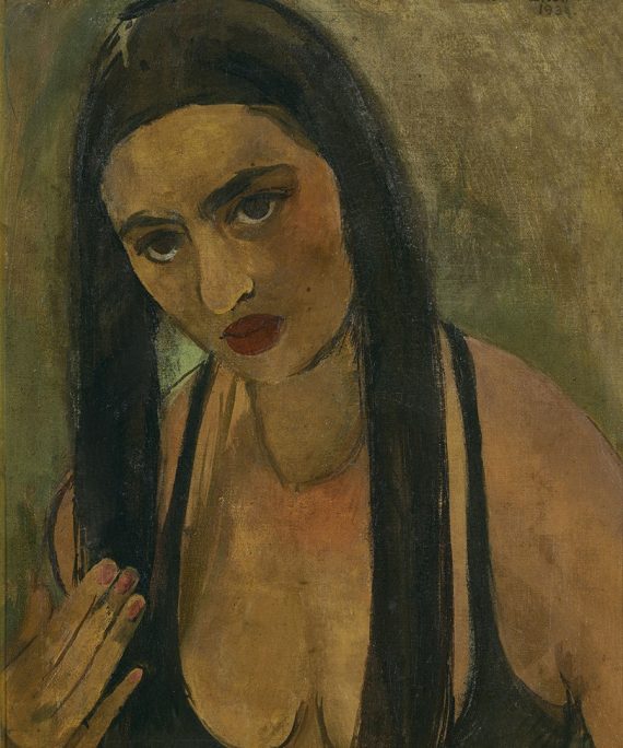 Self Portrait with Long Hair 2